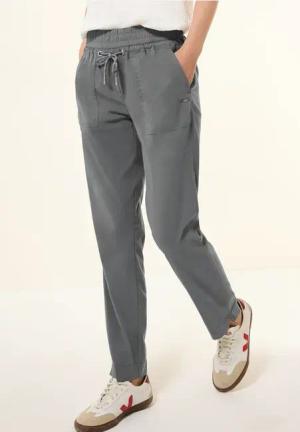 Cecil Damen Casual Fit Hose in Grau, Gr: XS