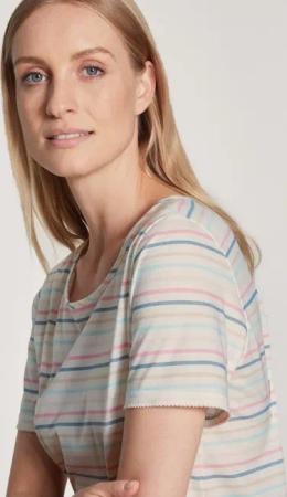 CALIDA Nightwear Xtra Sleepshirt, Länge 95cmfür Damen, M, Rosa, Frische Leichtigkeit für Tag & Nacht