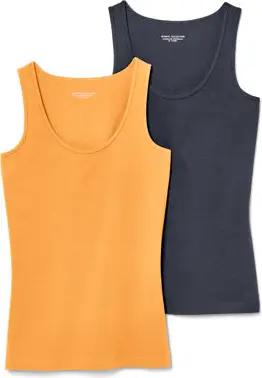 Tchibo - 2 Tops - Damen - Gr. XS - orange