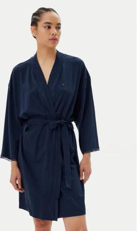 Tommy Hilfiger Bademantel UW0UW05781 Dunkelblau
