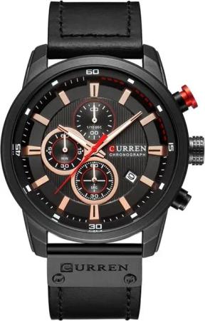 CURREN Stilvolles Design mit kleinem Zifferblatt und harmonischer Farbgebung Watch, Japanisches Quarzwerk sorgt Zeitanzeige auf mehreren Zifferblättern