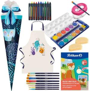 Herlitz Schultüte 85 cm gefüllt 2025 Mädchen Flower Owl