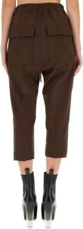 Rick Owens - Drawstring Astaires Cropped Pants - Größe 38 - braun