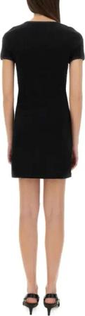 Courrèges - "Holistic Contrast" Mini Dress - Größe M - schwarz