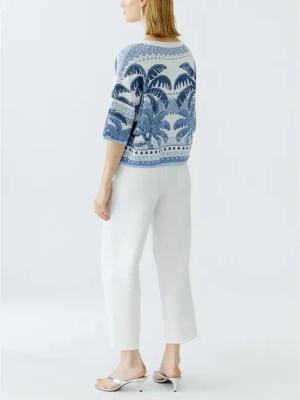Oui - Pullover - Größe 38 DAMEN B - blau