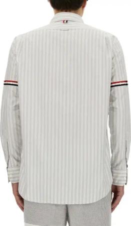 Thom Browne - Straight Fit Shirt - Größe 4 - grau