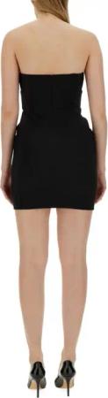 Genny - Sweetheart Neckline Mini Dress - Größe 40 - schwarz