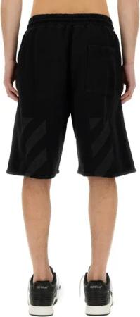 Off-White - Relaxed Fit Bermuda Shorts - Größe M - schwarz