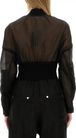 Rick Owens - Cropped Jacket - Größe 40 - schwarz