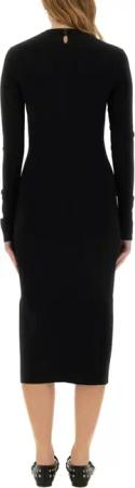 Stella McCartney - Midi Dress With Slit - Größe M - schwarz