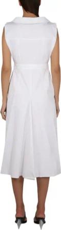 Alexander McQueen - Cotton Dress - Größe 44 - weiß