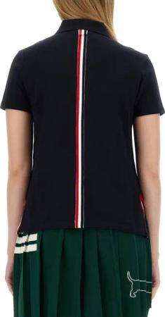 Thom Browne - Polo In Pique. - Größe 36 - blau