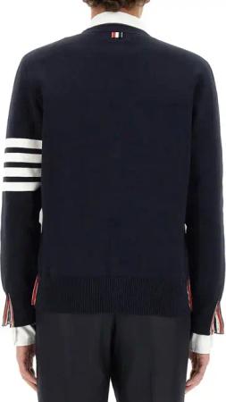 Thom Browne - Cotton Cardigan - Größe 3 - blau