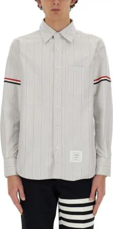 Thom Browne - Straight Fit Shirt - Größe 3 - grau