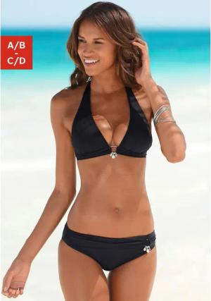 S.OLIVER Triangel-Bikini Damen schwarz Gr.42 Cup C/D