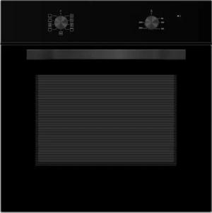 PKM Einbaubackofen mit Umluft und Grill, Umluft, Grill, Griff und Knöpfe aus Aluminium