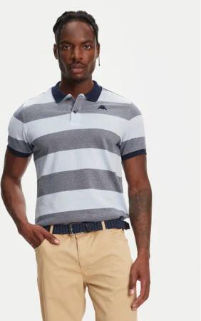 Robe di Kappa Poloshirt Ming 64126KW Blau Slim Fit