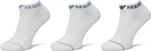 Emporio Armani 3er-Set niedrige Herrensocken EM000550 AF12276 M0066 Weiß