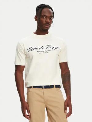 Robe di Kappa T-Shirt Robe Giovani Tozeur 61151CW Écru Regular Fit