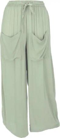 Guru-Shop Relaxhose Boho Sommerhose, luftige Basic Hose, weite.. alternative Bekleidung