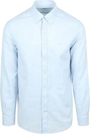 McGregor Hemd Linen Blend Hellblau - Größe XXL