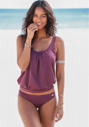 LASCANA Tankini-Top Damen bordeaux Gr.38