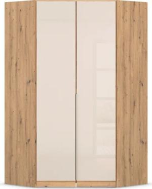 rauch Eckkleiderschrank "Kleiderschrank Schrank Ankleidezimmer Schlafzimmer Garderobe AGORDO", (in zwei Griff-Farben), mit Glastüren, voll ausgestattet mit viel Stauraum MADE IN GERMANY