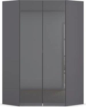 rauch Eckkleiderschrank "Kleiderschrank Schrank Ankleidezimmer Schlafzimmer Garderobe AGORDO", (in zwei Griff-Farben), mit Glastüren, voll ausgestattet mit viel Stauraum MADE IN GERMANY