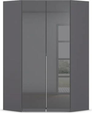 rauch Eckkleiderschrank "Kleiderschrank Schrank Ankleidezimmer Schlafzimmer Garderobe AGORDO", (in zwei Griff-Farben), mit Glastüren, voll ausgestattet mit viel Stauraum MADE IN GERMANY