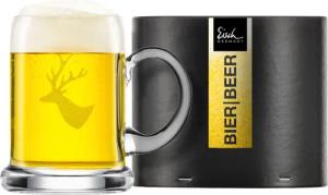 Eisch Germany Bierkrug "CHALET", (1 tlg.), Hirschmotiv, mundgeblasen, 300 ml, Made in Germany