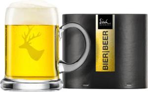 Eisch Germany Bierkrug "CHALET", (1 tlg.), Hirschmotiv, mundgeblasen, 500 ml, Made in Germany