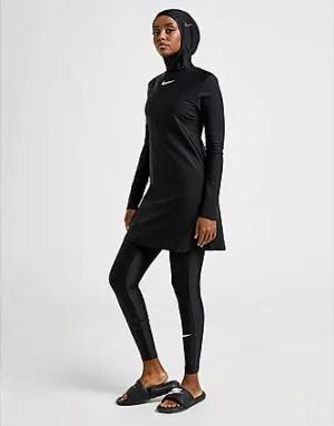 Nike Modest Swimsuit - Damen, Black