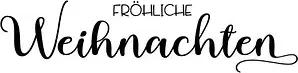 Rayher Motivstempel Fröhliche Weihnachten 3,0 x 10,0 cm