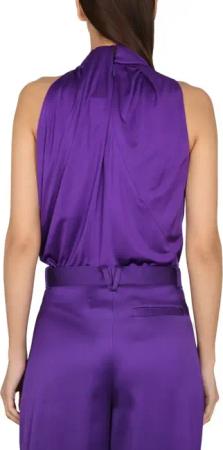 Versace - Viscose Tops - Größe 38 - lila