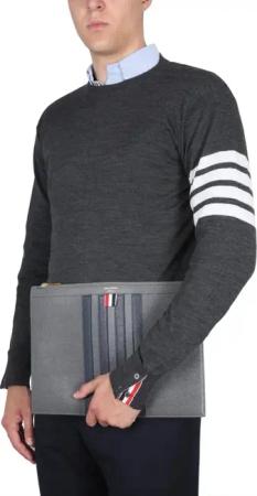 Thom Browne - Classic 4-Bar Mesh - Größe 3 - grau