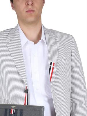 Thom Browne - Striped Jacket - Größe 2 - grau