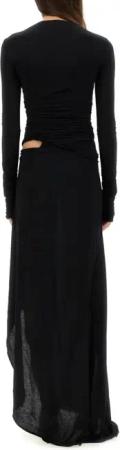 The Attico - Draped Dress - Größe 40 - schwarz