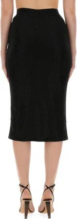 Versace Jeans Couture - Crystal Skirt - Größe 42 - schwarz