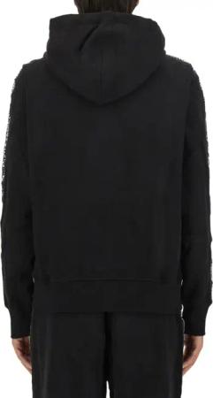Versace Jeans Couture - Full-Zip Hoodie With Adjustable Drawstrings And Su - Größe S - schwarz