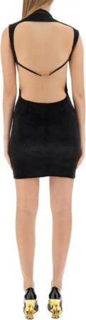 Gcds - Backless Slim Fit Mini Dress - Größe M - schwarz