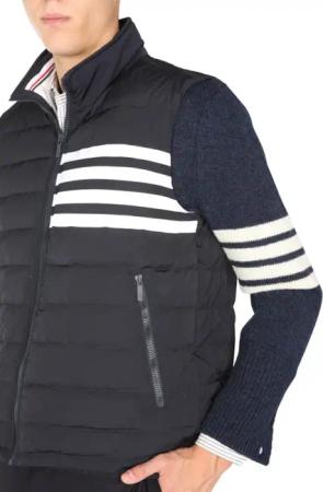Thom Browne - 4Bar Vest - Größe 5 - blau