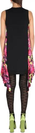 Versace - Orchid Logo Dress - Größe 40 - schwarz