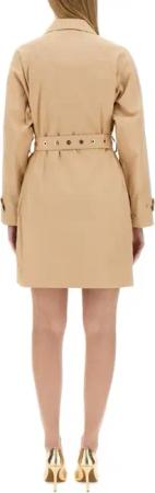 Michael Kors - Belted Cotton Trench Coat With Classic Collar And - Größe S - beige