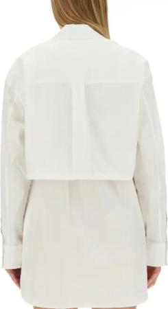 T by Alexander Wang - Shirt Dress - Größe S - weiß
