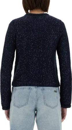 Michael Kors - Metallic Knit Jacket - Größe S - schwarz