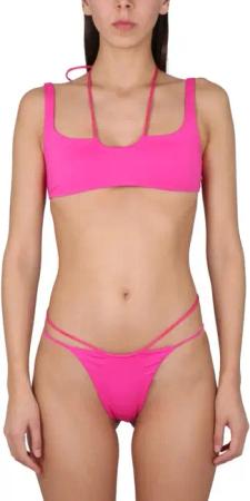 Off-White - Lace-Up Beachwear Bikini - Größe 38 - pink