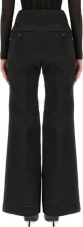 Givenchy - High-Waisted Flare Fit Pants - Größe 36 - schwarz