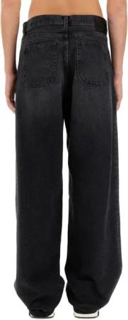Off-White - Loose Fit Jeans - Größe 31 - schwarz