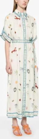 Alemais - Sandy Midi Dress - Größe 14 - weiß