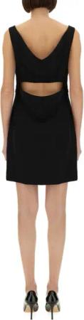 Givenchy - Crepe And Satin Dress - Größe 40 - schwarz